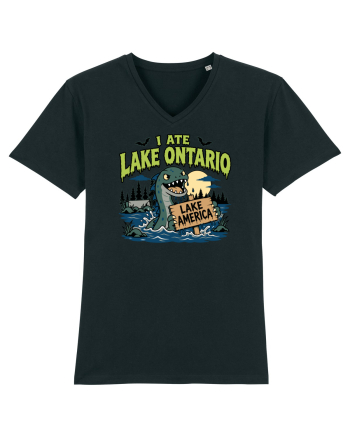 I Ate Lake Ontario Halloween Lake Monsters Funny Black