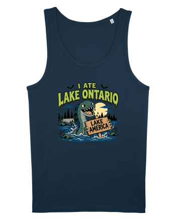 I Ate Lake Ontario Halloween Lake Monsters Funny Navy