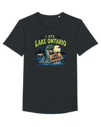 I Ate Lake Ontario Halloween Lake Monsters Funny Black