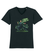 I KNOW KUNG FU - STIU KUNG FU NEO - MATRIX Tricou mânecă scurtă guler V Bărbat Presenter