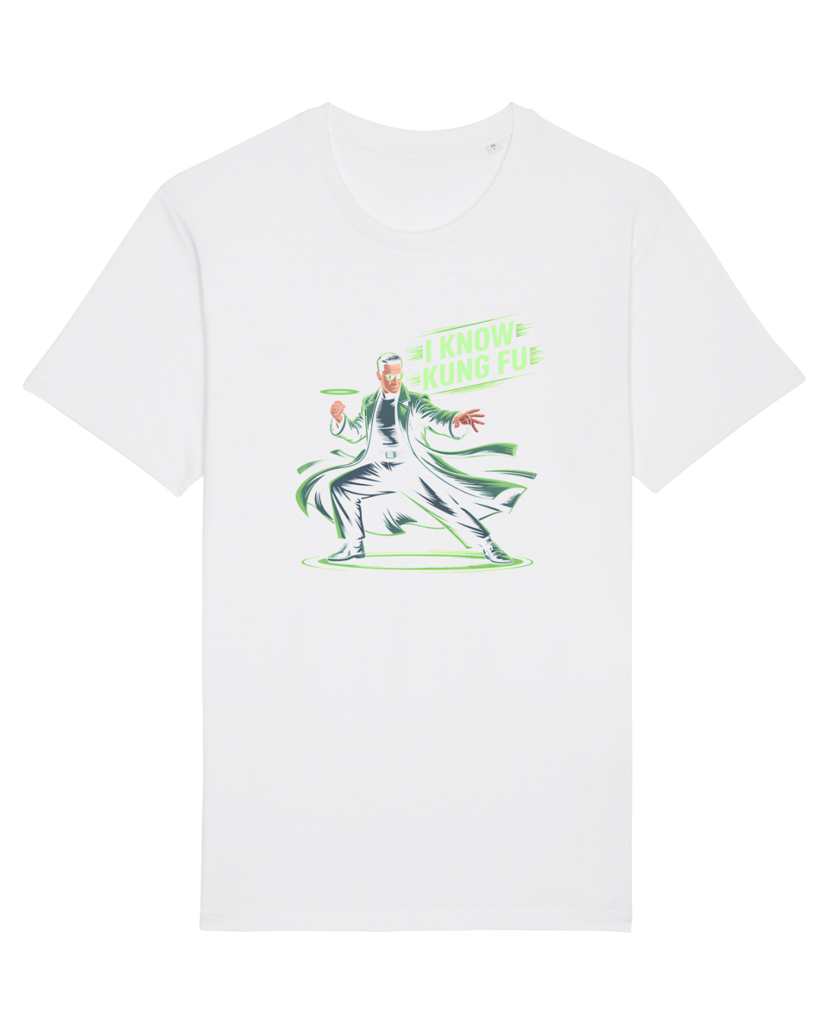 Tricou mânecă scurtă Unisex Rocker White