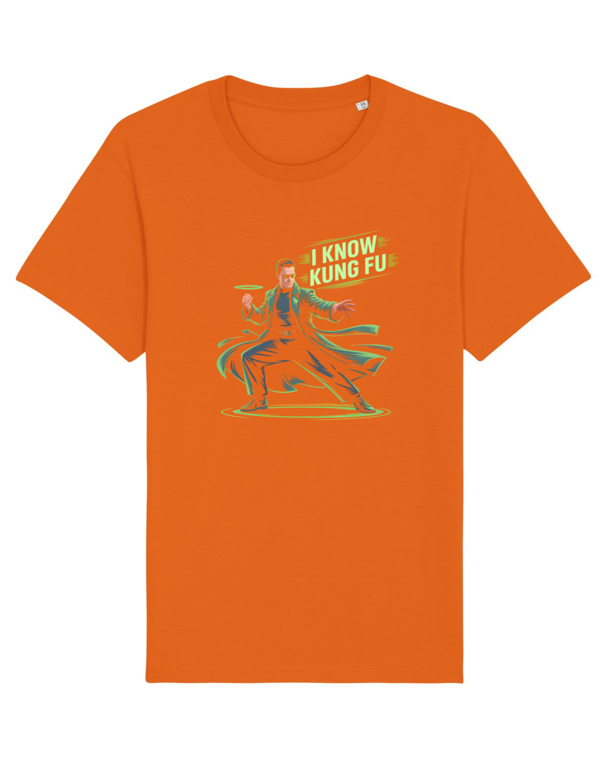 Tricou mânecă scurtă Unisex Rocker Bright Orange