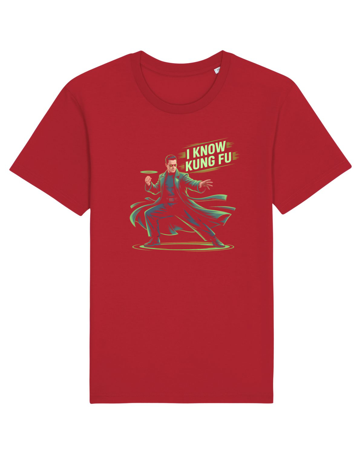 Tricou mânecă scurtă Unisex Rocker Red