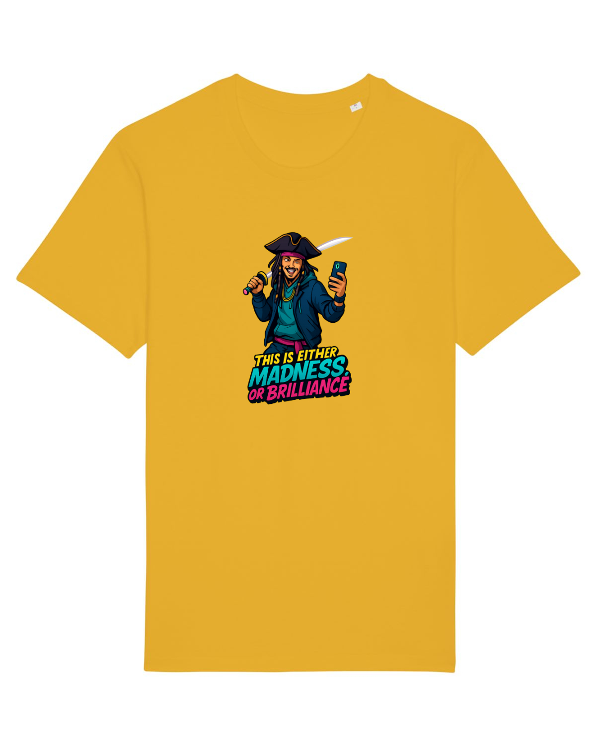 Tricou mânecă scurtă Unisex Rocker Spectra Yellow