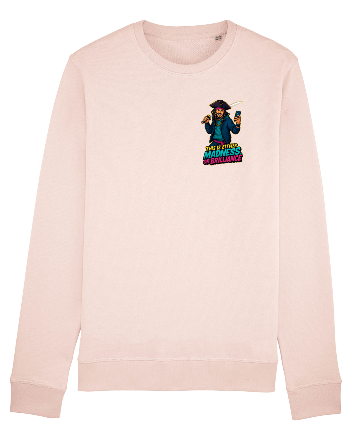 Bluză mânecă lungă Unisex Rise Candy Pink