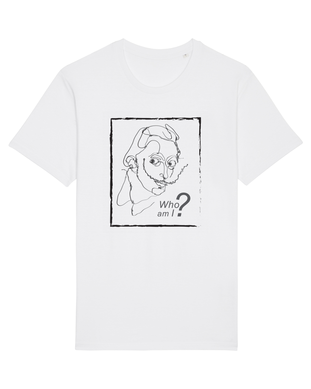 Tricou mânecă scurtă Unisex Rocker White