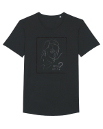 Who am I? Tricou mânecă scurtă guler larg Bărbat Skater