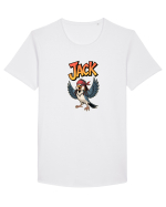 VRABIE - SPARROW Jack - Pirates 2 Tricou mânecă scurtă guler larg Bărbat Skater