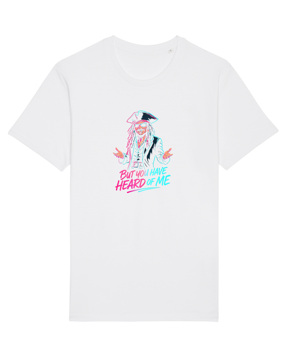 Tricou mânecă scurtă Unisex Rocker White