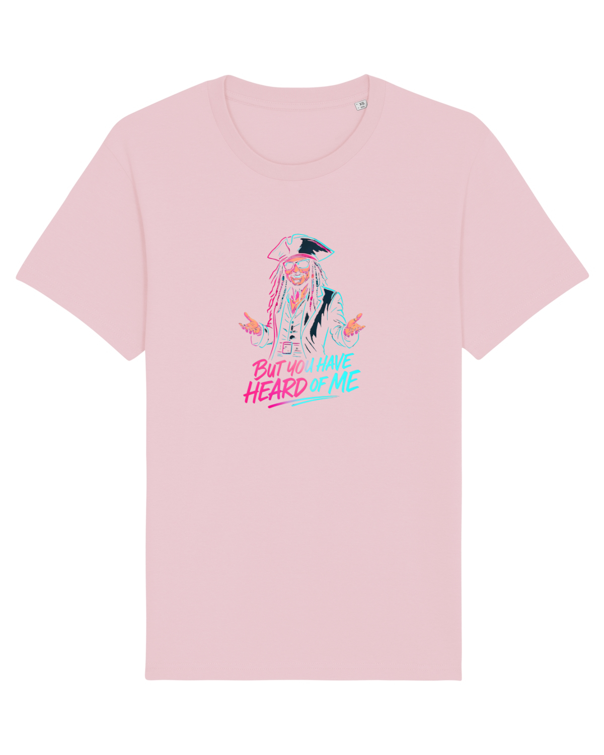 Tricou mânecă scurtă Unisex Rocker Cotton Pink