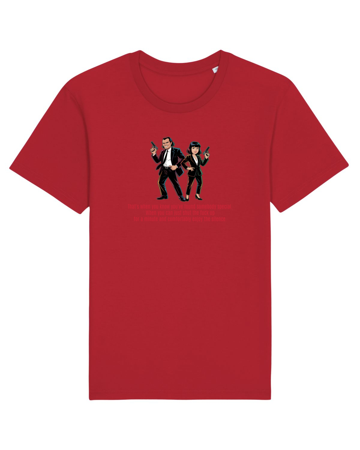 Tricou mânecă scurtă Unisex Rocker Red