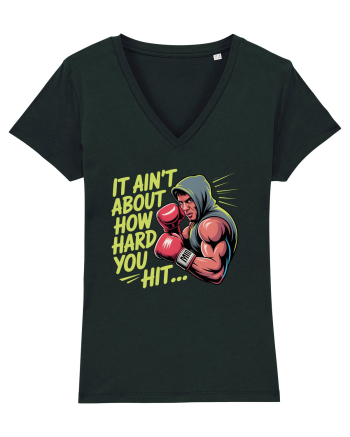 NOT ABOUT  HITTING HARD - NU E DESPRE CAT DE TARE DAI CU PUMNUL Rocky 2 Black
