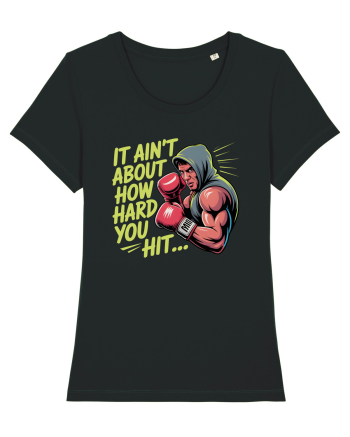 NOT ABOUT  HITTING HARD - NU E DESPRE CAT DE TARE DAI CU PUMNUL Rocky 2 Black