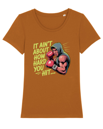 NOT ABOUT  HITTING HARD - NU E DESPRE CAT DE TARE DAI CU PUMNUL Rocky 2 Roasted Orange