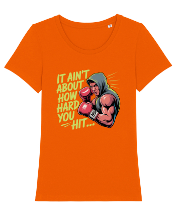 NOT ABOUT  HITTING HARD - NU E DESPRE CAT DE TARE DAI CU PUMNUL Rocky 2 Bright Orange