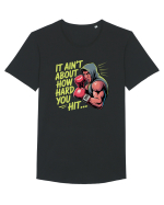 NOT ABOUT  HITTING HARD - NU E DESPRE CAT DE TARE DAI CU PUMNUL Rocky 2 Tricou mânecă scurtă guler larg Bărbat Skater