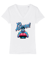 YO, ADRIAN Rocky 2 Tricou mânecă scurtă guler V Damă Evoker