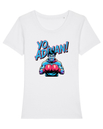 YO, ADRIAN Rocky 2 Tricou mânecă scurtă guler larg fitted Damă Expresser