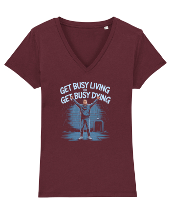 GET BUSY LIVING OR DIE - TRAIESTE Burgundy