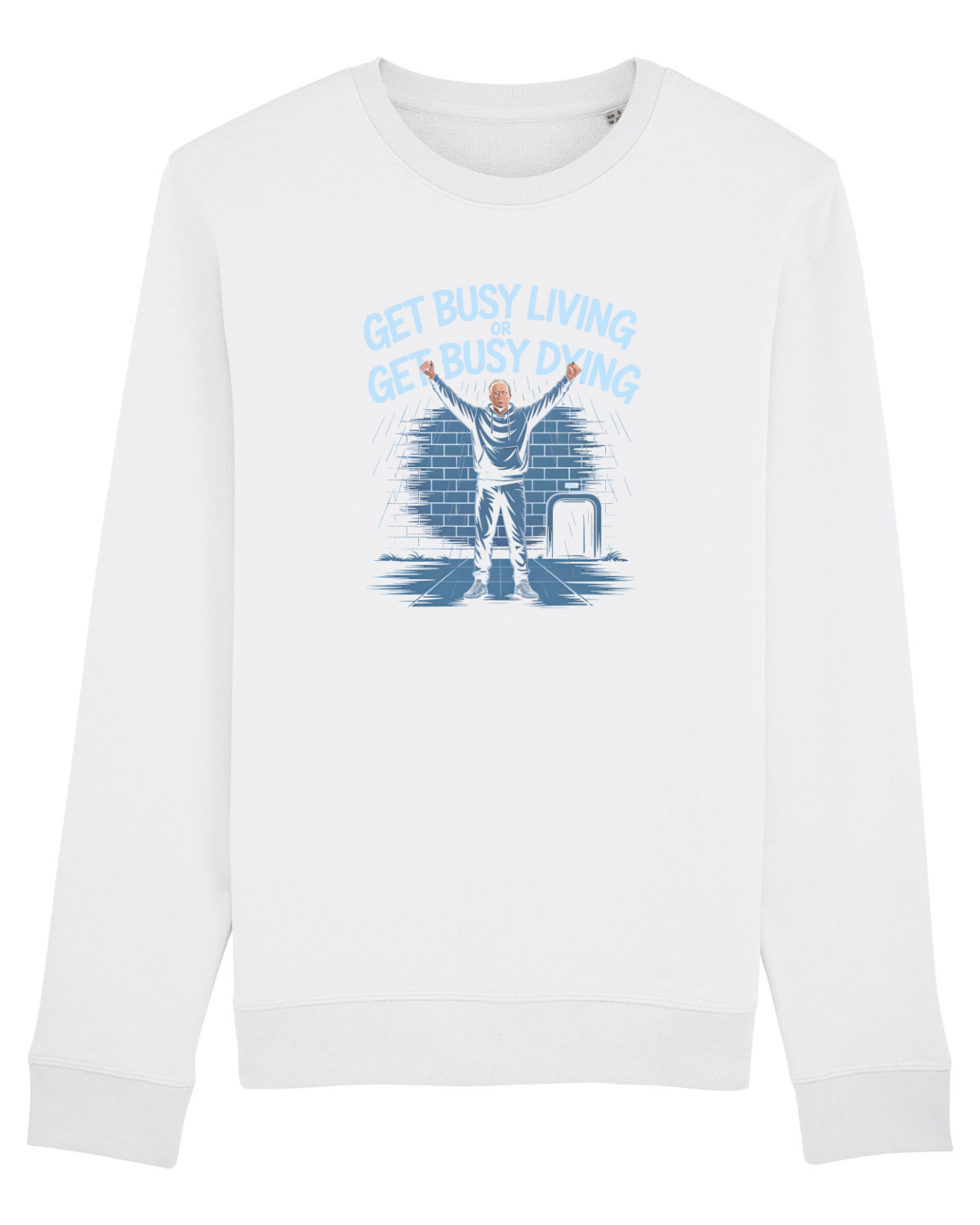 Bluză mânecă lungă Unisex Rise White