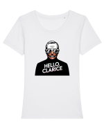 HANNIBAL - HELLO, CLARICE Tricou mânecă scurtă guler larg fitted Damă Expresser