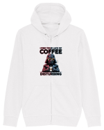 I FIND YOUR LACK OF COFFEE DISTURBING - Vader Hanorac cu fermoar Unisex Connector