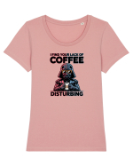 I FIND YOUR LACK OF COFFEE DISTURBING - Vader Tricou mânecă scurtă guler larg fitted Damă Expresser