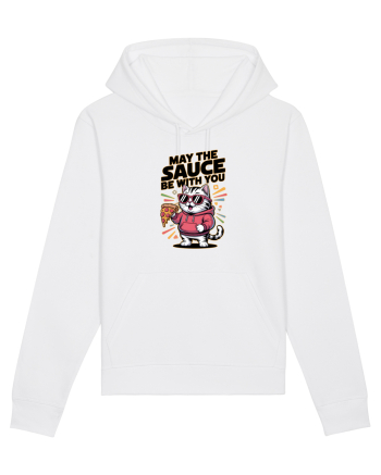 MAY THE SAUCE (not the Force) BE WITH YOU - Yoda Pisica & pizza White
