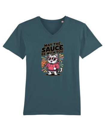 MAY THE SAUCE (not the Force) BE WITH YOU - Yoda Pisica & pizza Stargazer