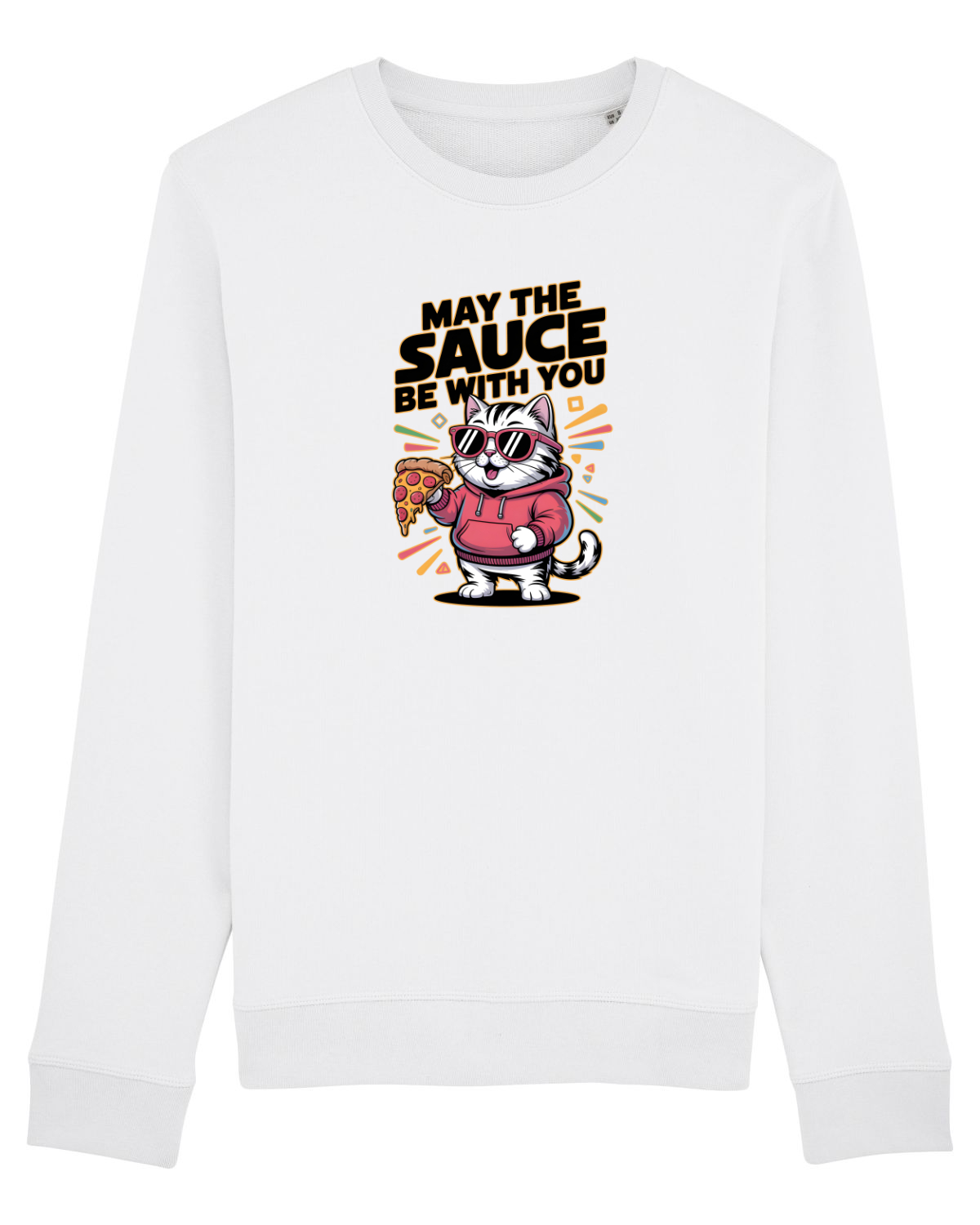 Bluză mânecă lungă Unisex Rise White