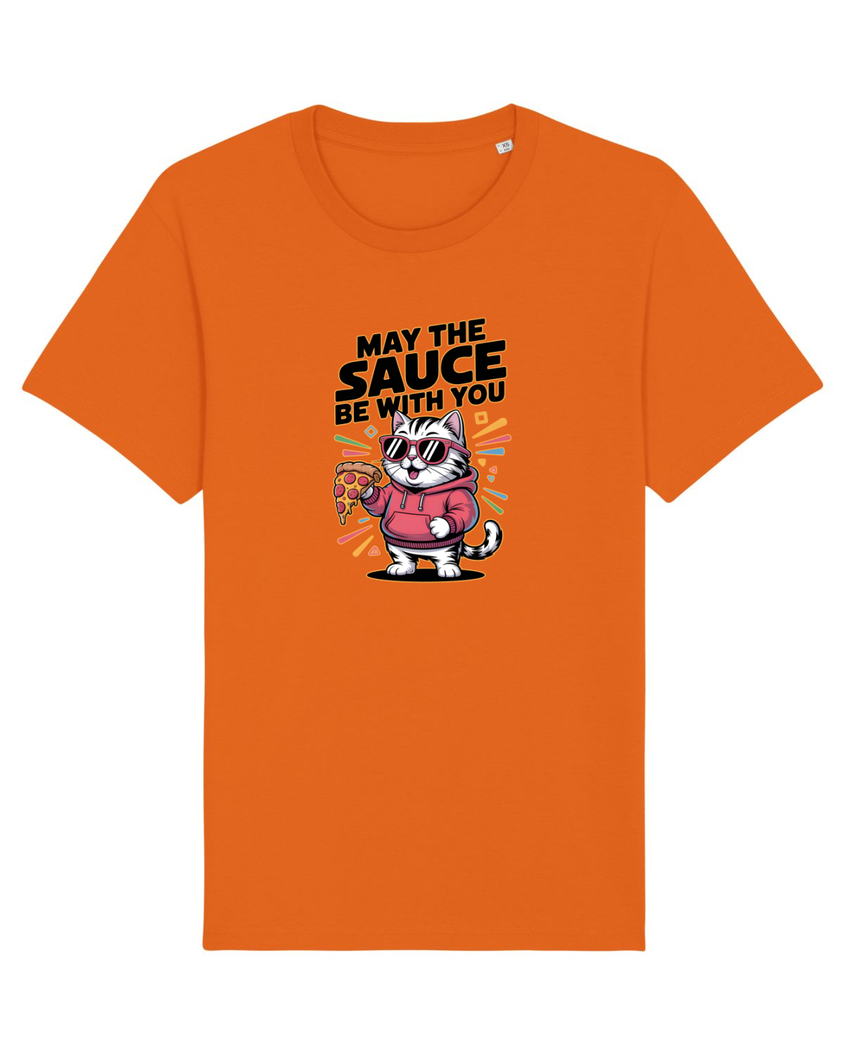 Tricou mânecă scurtă Unisex Rocker Bright Orange