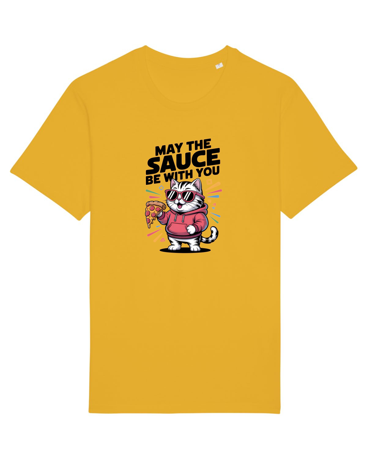 Tricou mânecă scurtă Unisex Rocker Spectra Yellow