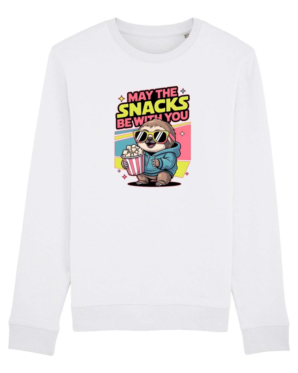Bluză mânecă lungă Unisex Rise White
