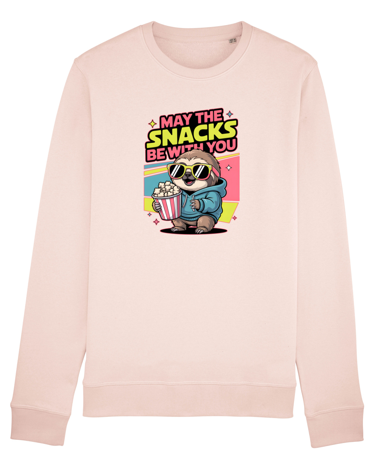 Bluză mânecă lungă Unisex Rise Candy Pink