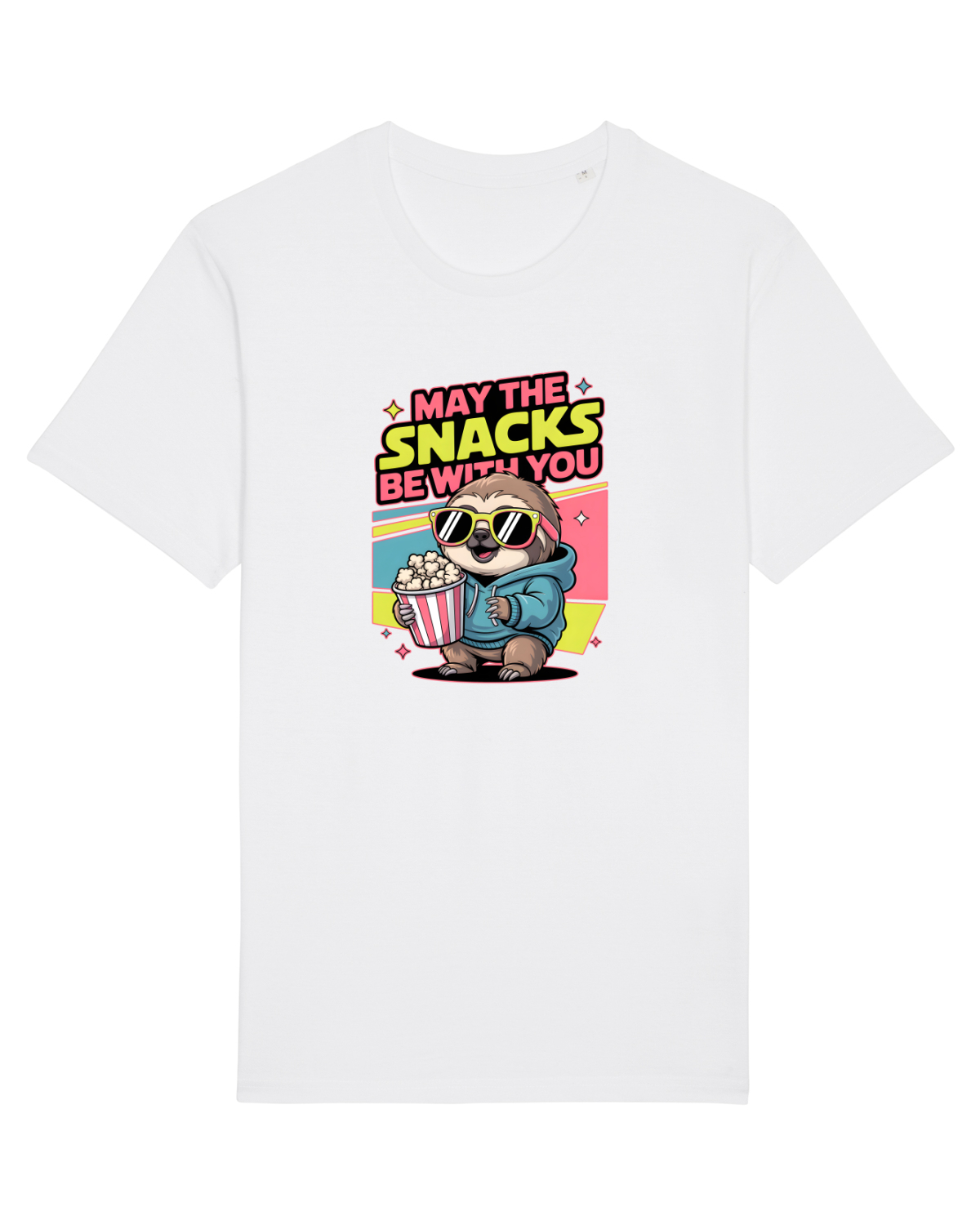 Tricou mânecă scurtă Unisex Rocker White
