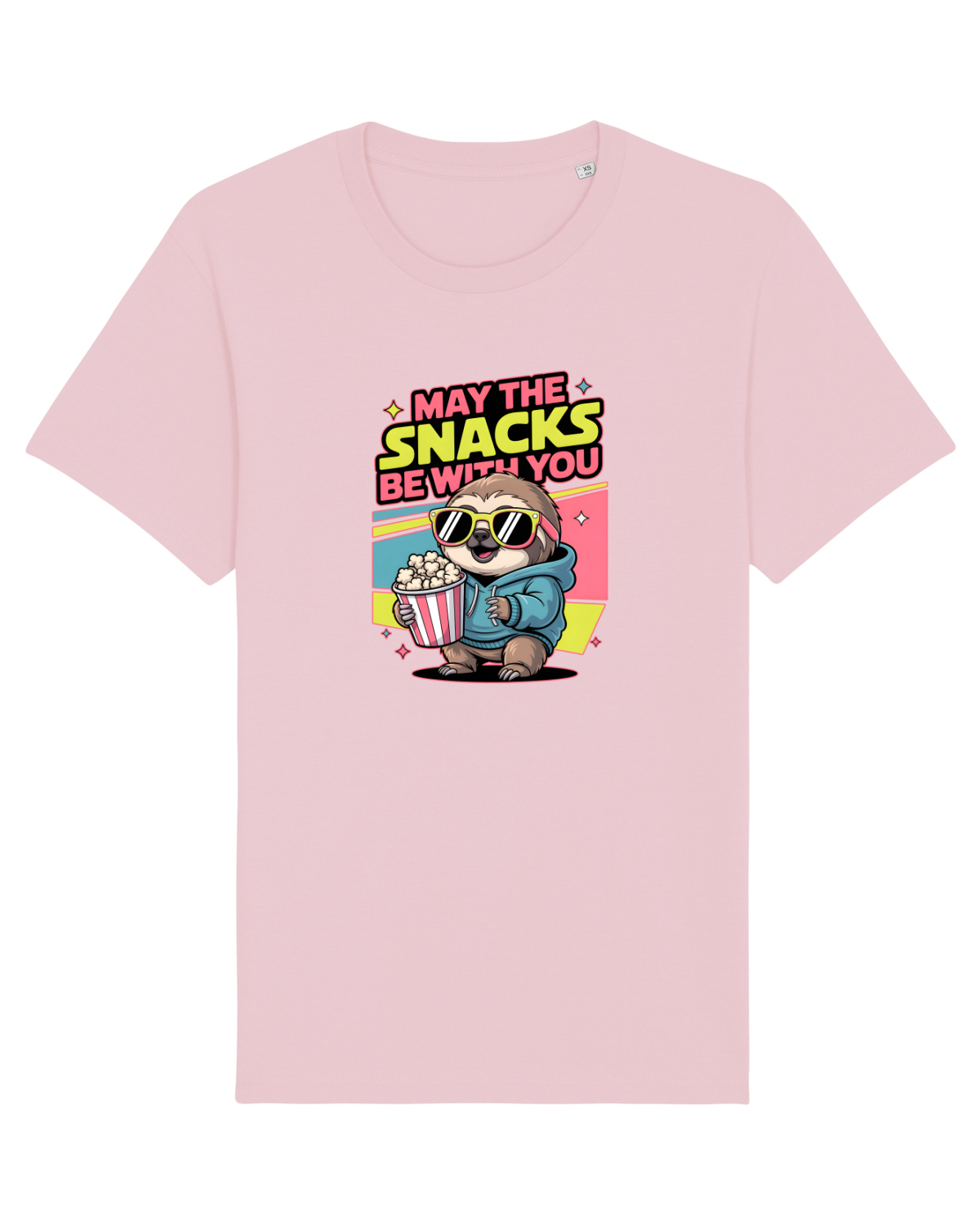 Tricou mânecă scurtă Unisex Rocker Cotton Pink