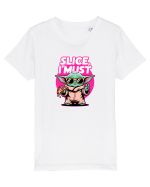 SLICE, I MUST- Yoda & Pizza Tricou mânecă scurtă  Copii Mini Creator