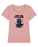 JOIN THE CUTE SIDE - Vader dragalas Tricou mânecă scurtă guler larg fitted Damă Expresser