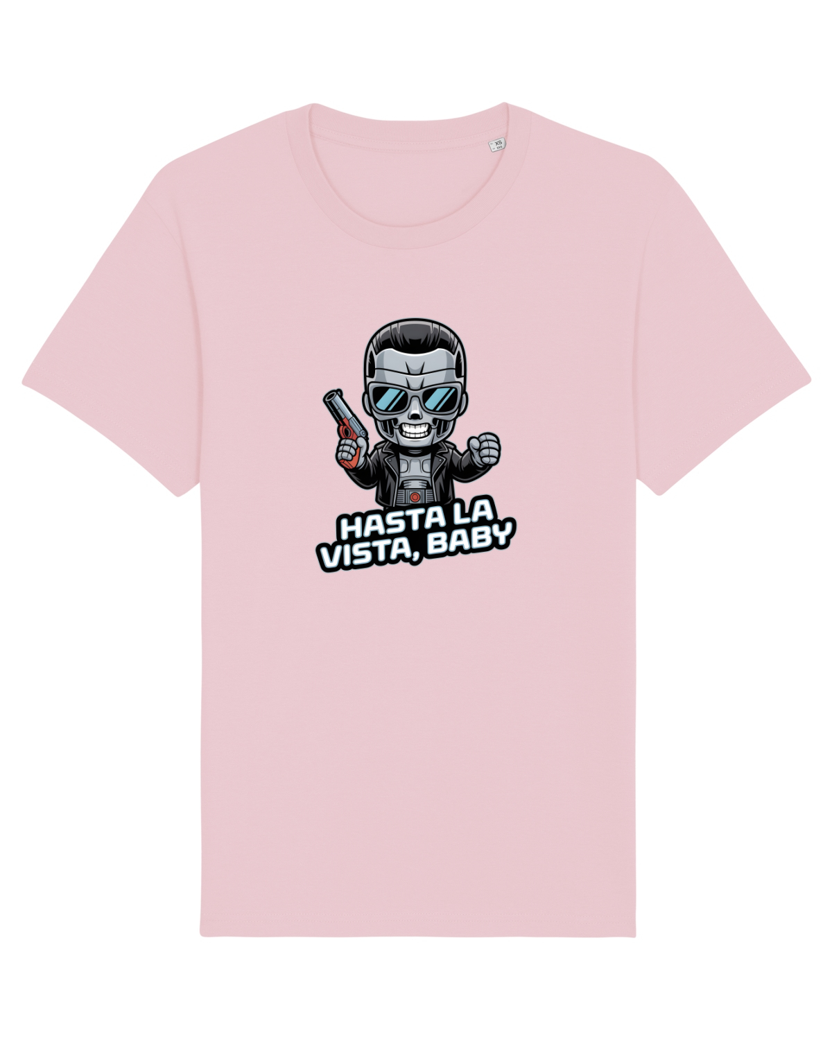 Tricou mânecă scurtă Unisex Rocker Cotton Pink