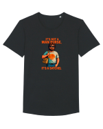 IT`S NOT A MAN PURSE, IT`S  A SATCHEL Tricou mânecă scurtă guler larg Bărbat Skater