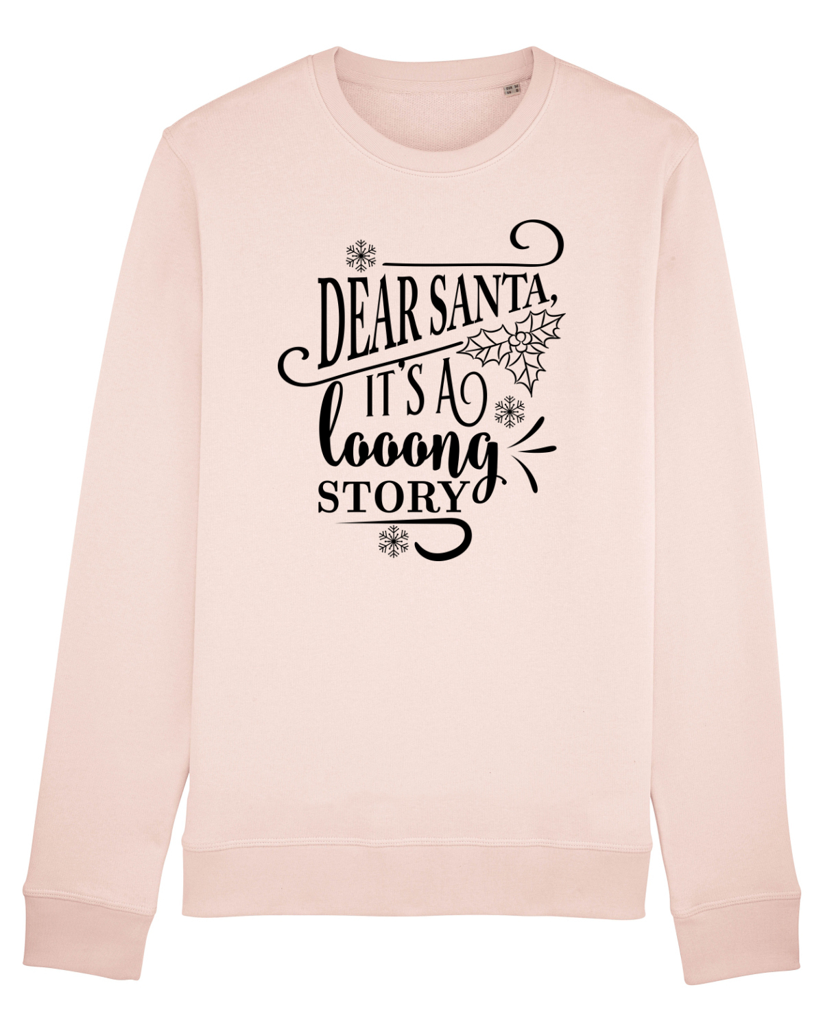 Bluză mânecă lungă Unisex Rise Candy Pink