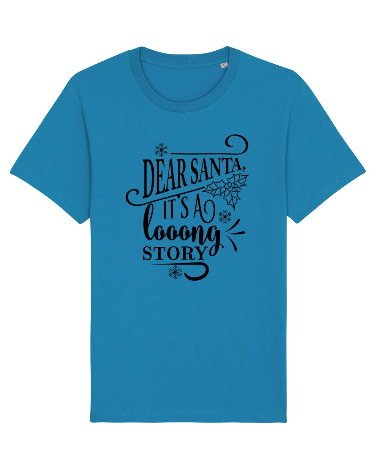 Tricou mânecă scurtă Unisex Rocker Azur