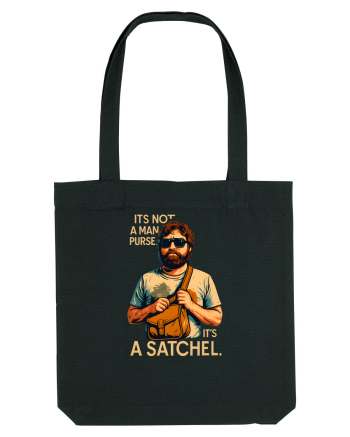 IT`S NOT A MAN PURSE, IT`S  A SATCHEL 2 Black