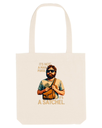 IT`S NOT A MAN PURSE, IT`S  A SATCHEL 2 Natural