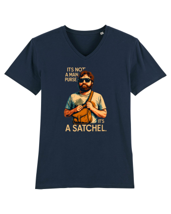 IT`S NOT A MAN PURSE, IT`S  A SATCHEL 2 French Navy