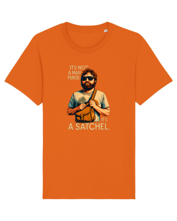 IT`S NOT A MAN PURSE, IT`S  A SATCHEL 2 Bright Orange
