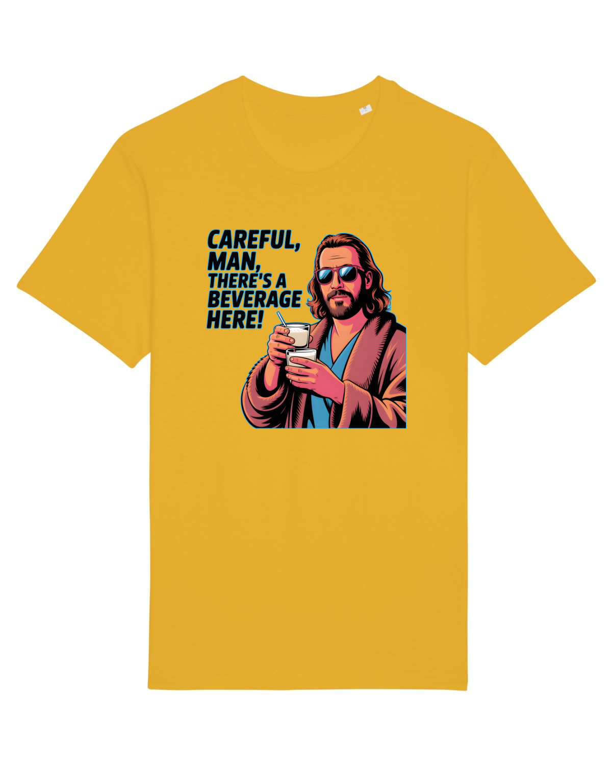 Tricou mânecă scurtă Unisex Rocker Spectra Yellow