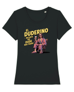 EL DUDERINO Tricou mânecă scurtă guler larg fitted Damă Expresser