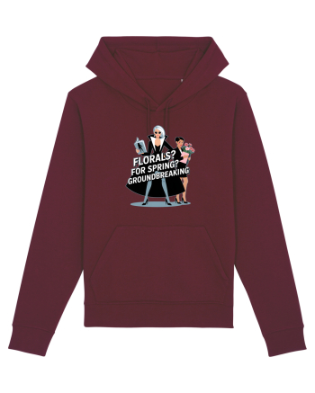 FLORALS? FOR SPRING? GROUNDBREAKING... Burgundy