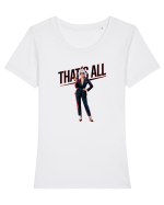 THAT`S ALL Tricou mânecă scurtă guler larg fitted Damă Expresser